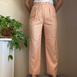 Vintage 80’s Peach High-Rise Trouser